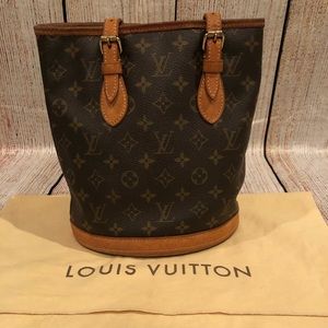 ❌FINAL FIRM$$❌AUTH LV MONOGRAM BUCKET
